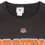 NFL - Cleveland Browns Crew Neck Sweatshirt 1990s Medium Vintage Retro Football