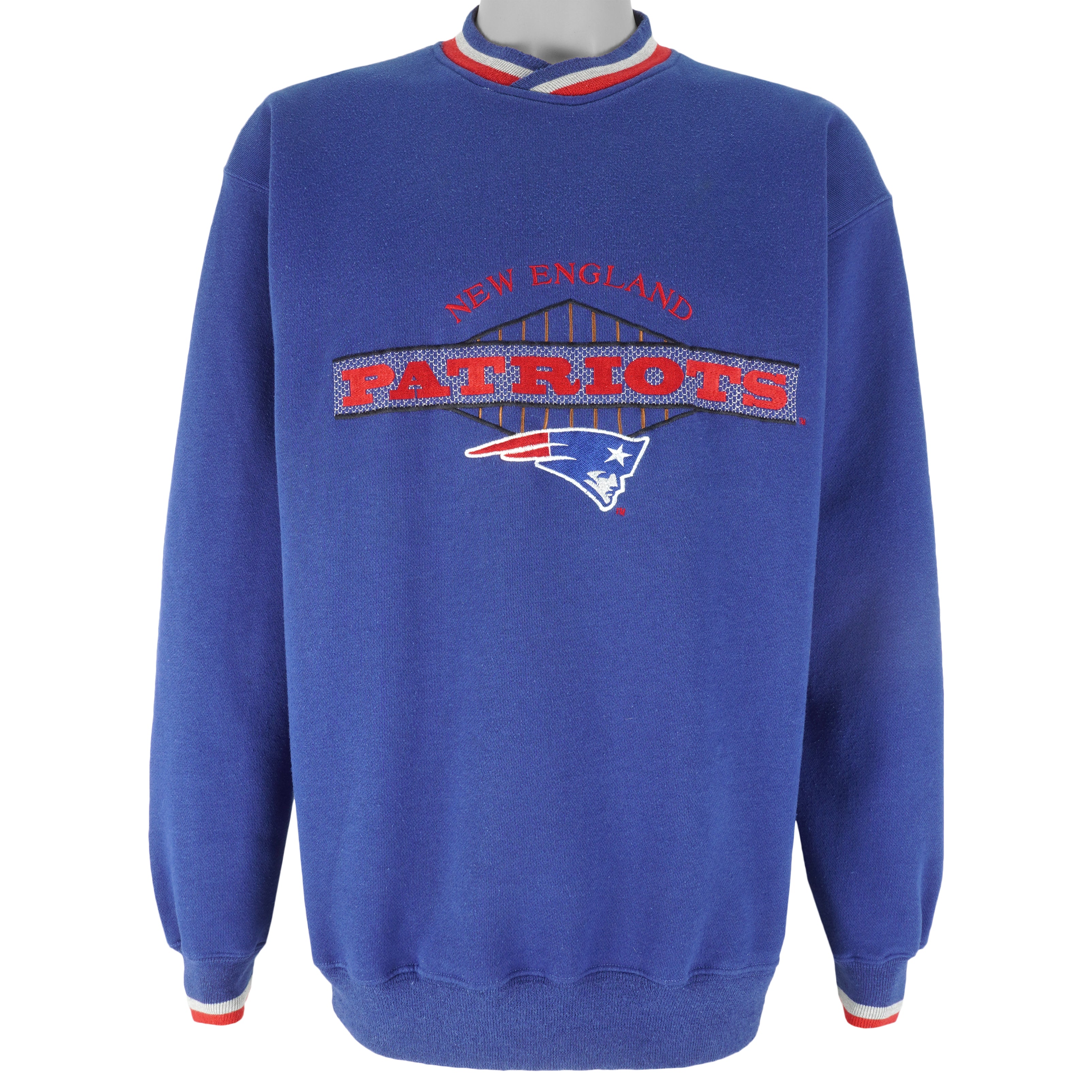 Vintage Starter - New England Patriots Embroidered Crew Neck