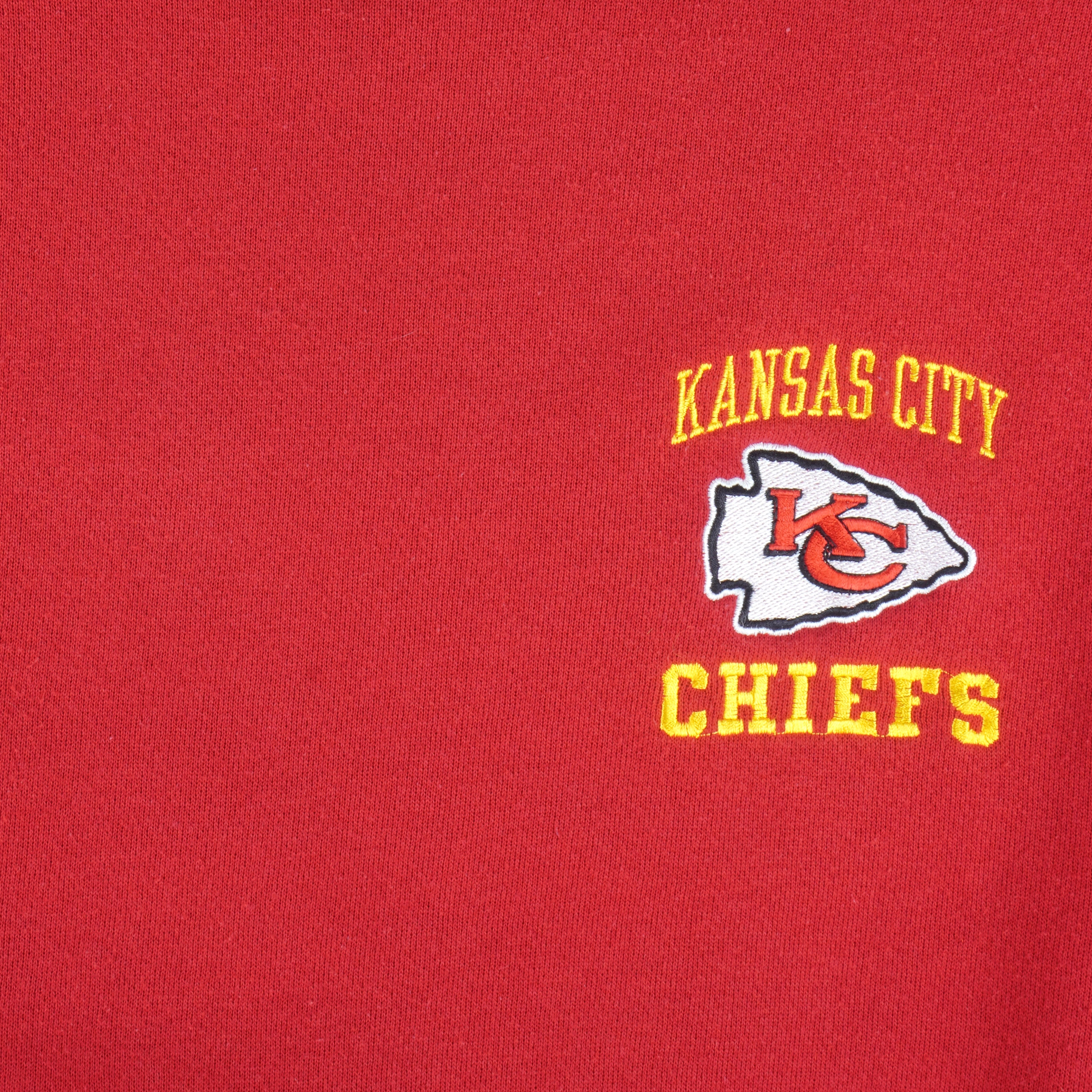 Vintage NFL (Logo 7) - Kansas City Chiefs Crew Neck Sweatshirt 1990 X-Large  – Vintage Club Clothing