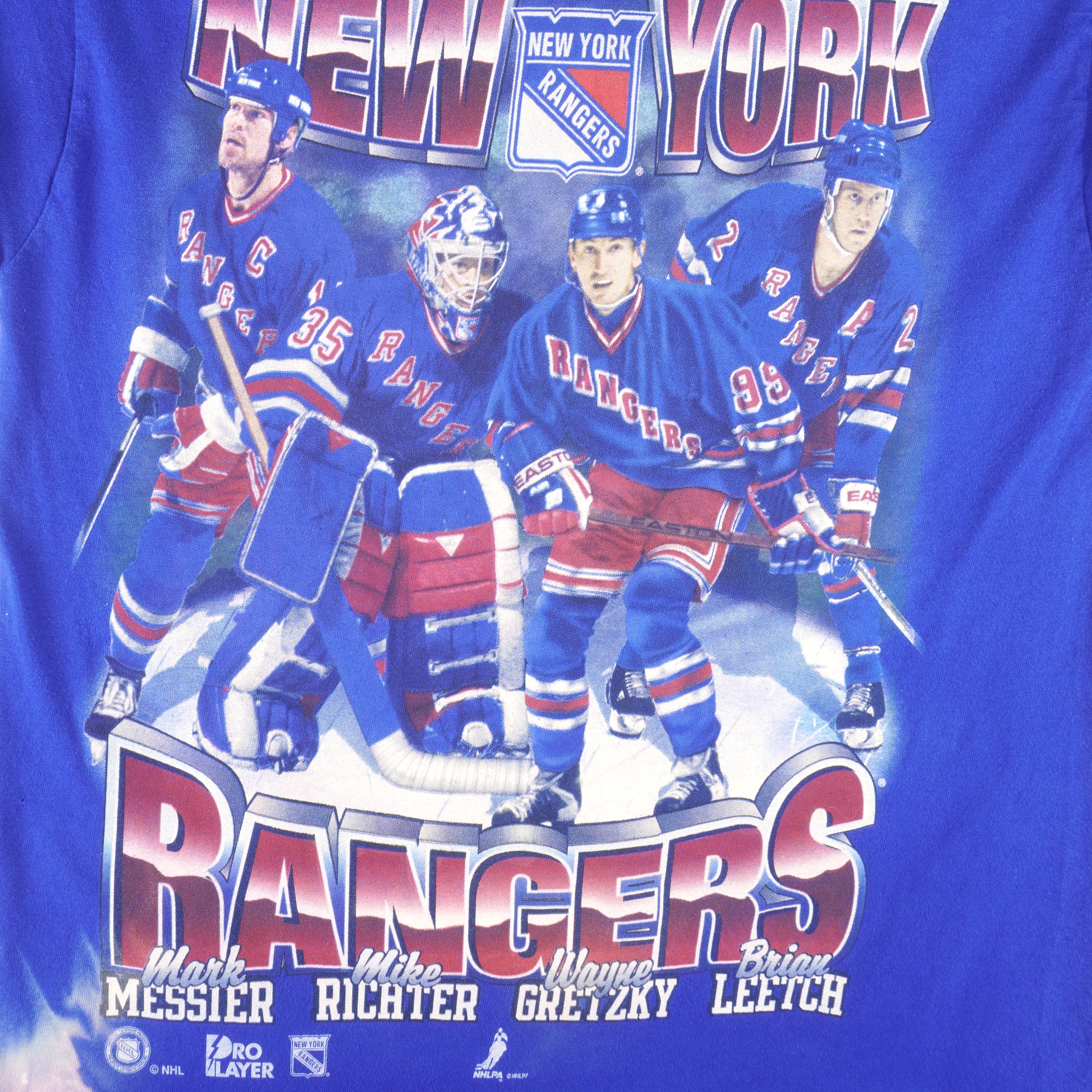 Tops, Vtg 1993 New York Rangers Playoffs T Hockey Single Stitch Shirt 9s  Full Size