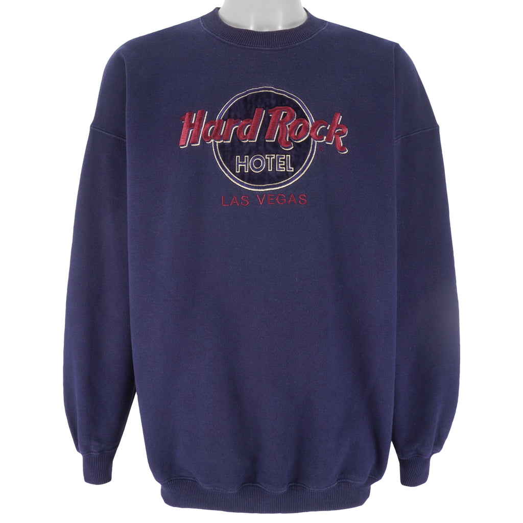 Vintage - Hard Rock Las Vegas Crew Neck Sweatshirt 1990s XX-Large Vintage Retro