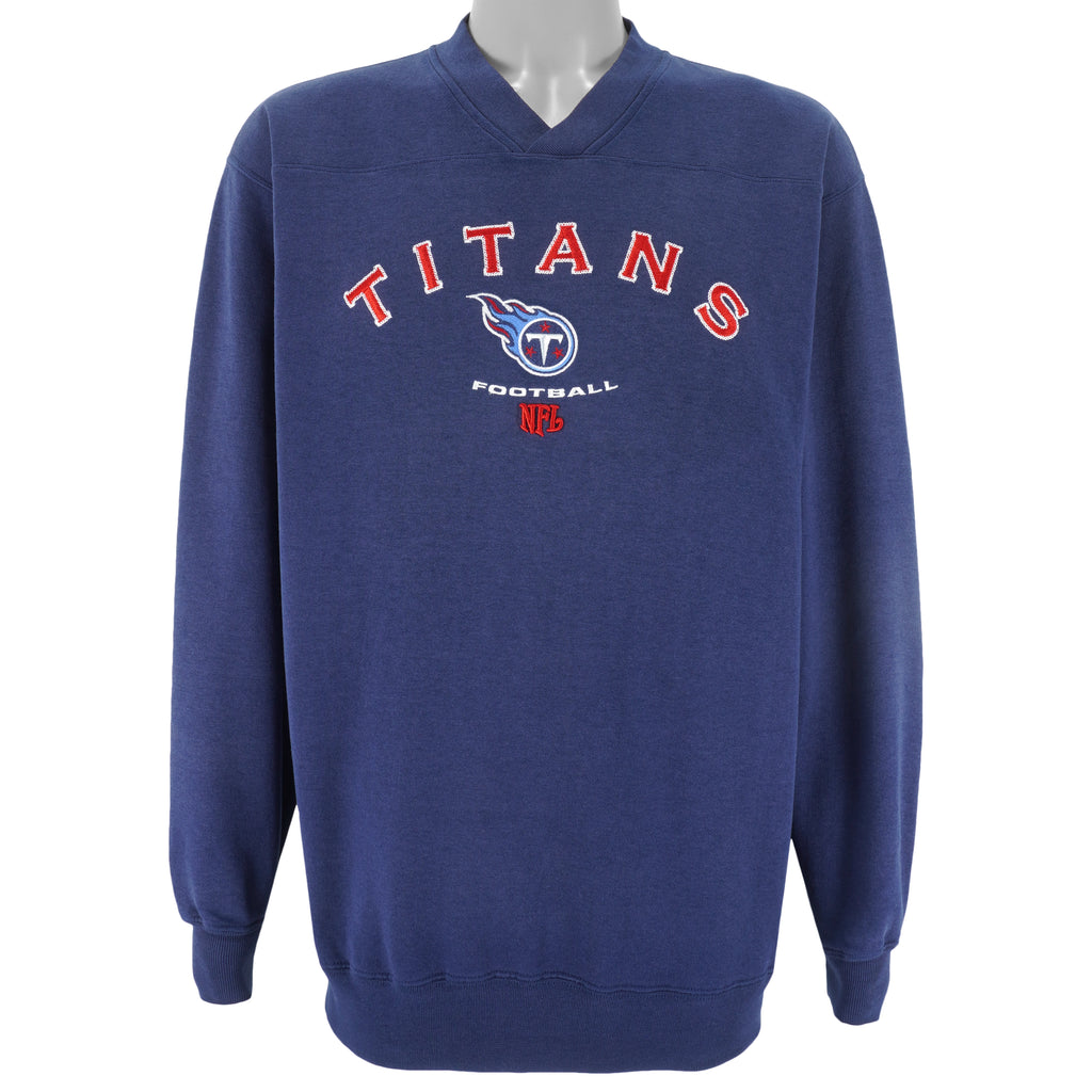 NFL - Tennessee Titans Football Crew Neck Sweatshirt 2000s Large