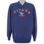 NFL - Tennessee Titans Football Crew Neck Sweatshirt 2000s Large