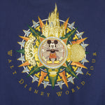 Disney - Walt Disney World Tour Embroidered Crew Neck Sweatshirt 1990s XX-Large Vintage Retro