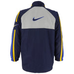 Nike - Blue And Grey Reversible Fleece Jacket 1990s Large Youth