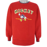 Disney - Mickey Mouse Vintage Character Embroidered Sweatshirt 1990s Medium