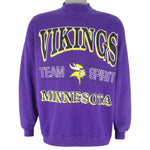 NFL (Cliff Angel) - Minnesota Vikings Team Spirit Sweatshirt 1992 Large Vintage Retro Football