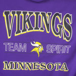 NFL (Cliff Angel) - Minnesota Vikings Team Spirit Sweatshirt 1992 Large Vintage Retro Football