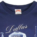 NFL (Nutmeg) - Dallas Cowboys Locker Room T-Shirt 1990s Large Vintage Retro Football