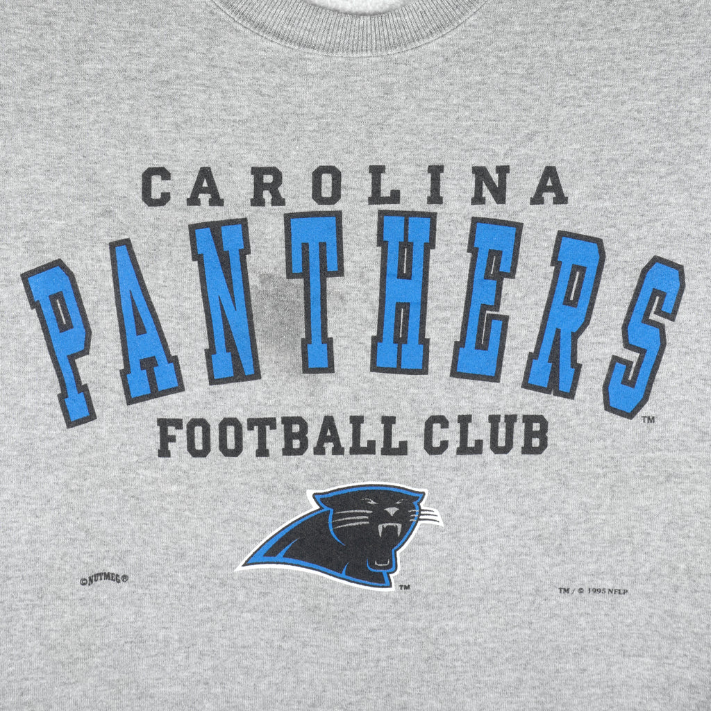 NFL (Lee) - Carolina Panthers Crew Neck Sweatshirt 1995 Large Vintage Retro Football 