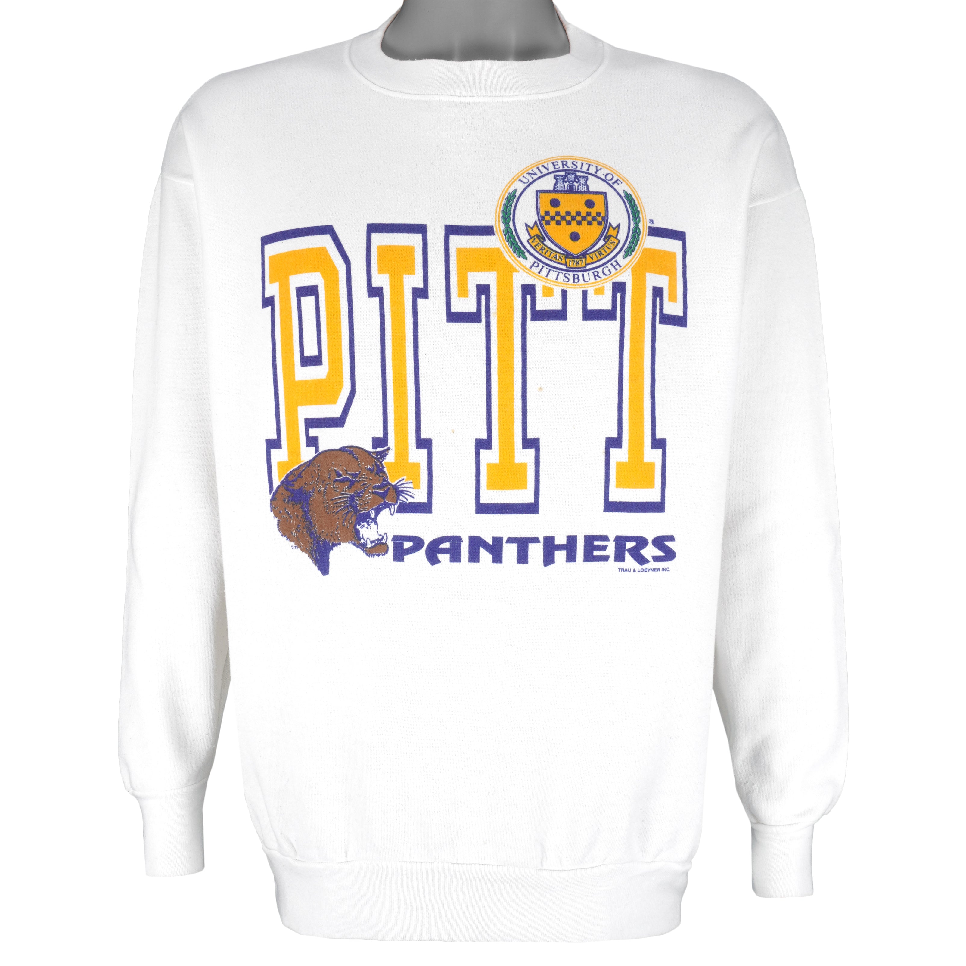 Tops  Vintage University Of Pittsburgh Panthers Sweatshirt