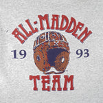 Vintage (Hanes) - All Madden Team Crew Neck Sweatshirt 1993 X-Large Vintage Retro Football