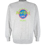 Vintage - Hard Rock Cafe Orlando Embroidered Crew Neck Sweatshirt 1990s Medium