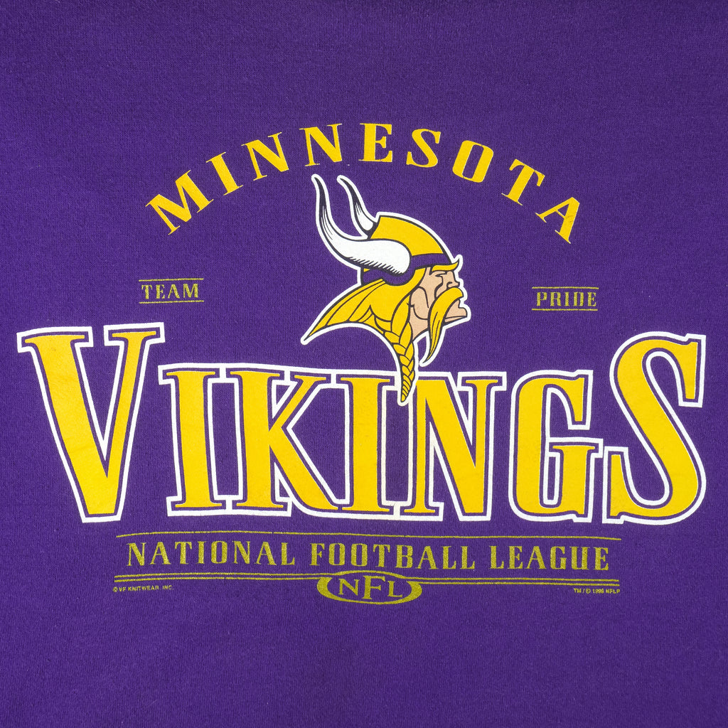 NFL (Lee) - Minnesota Vikings Crew Neck Sweatshirt 1999 XX-Large Vintage Retro Football