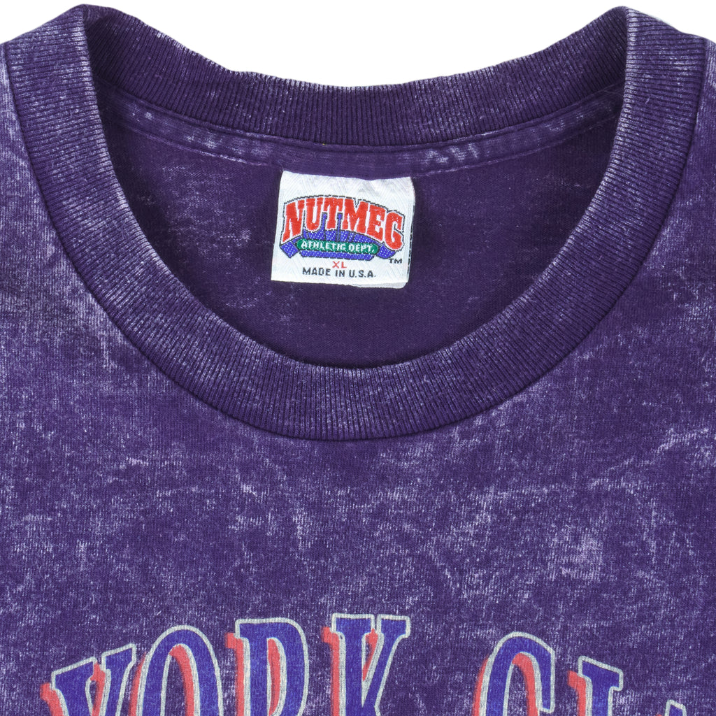 NFL (Nutmeg) - New York Giants Tie Dye Single Stitch T-Shirt 1990s X-Large Vintage Retro Football