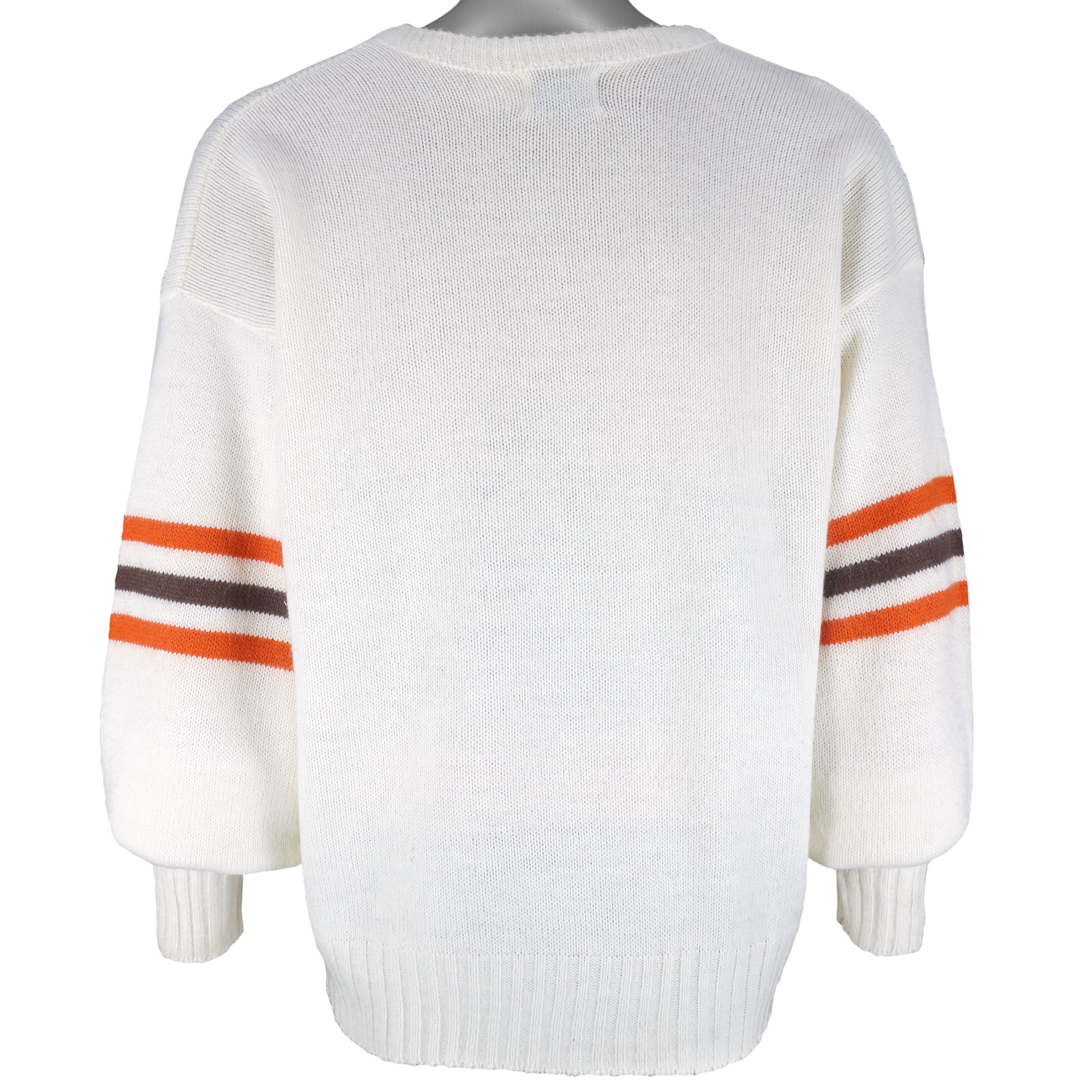 Vintage Cleveland Browns Cliff Engle Sweater 80s NFL Football Dawg Pound –  For All To Envy