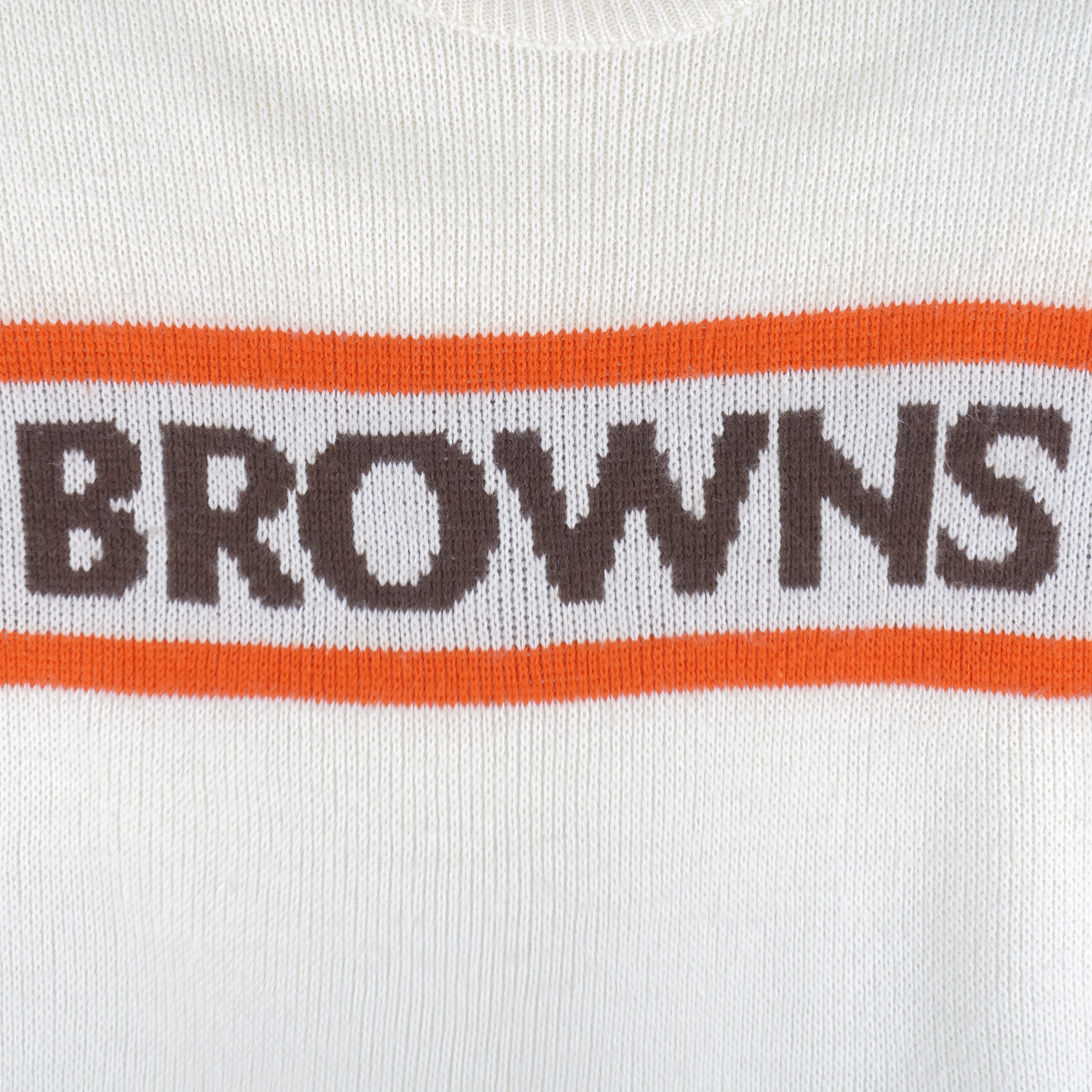 NFL Cleveland Browns 80s Big Helmet Logo Sweatshirt USA Made (L)