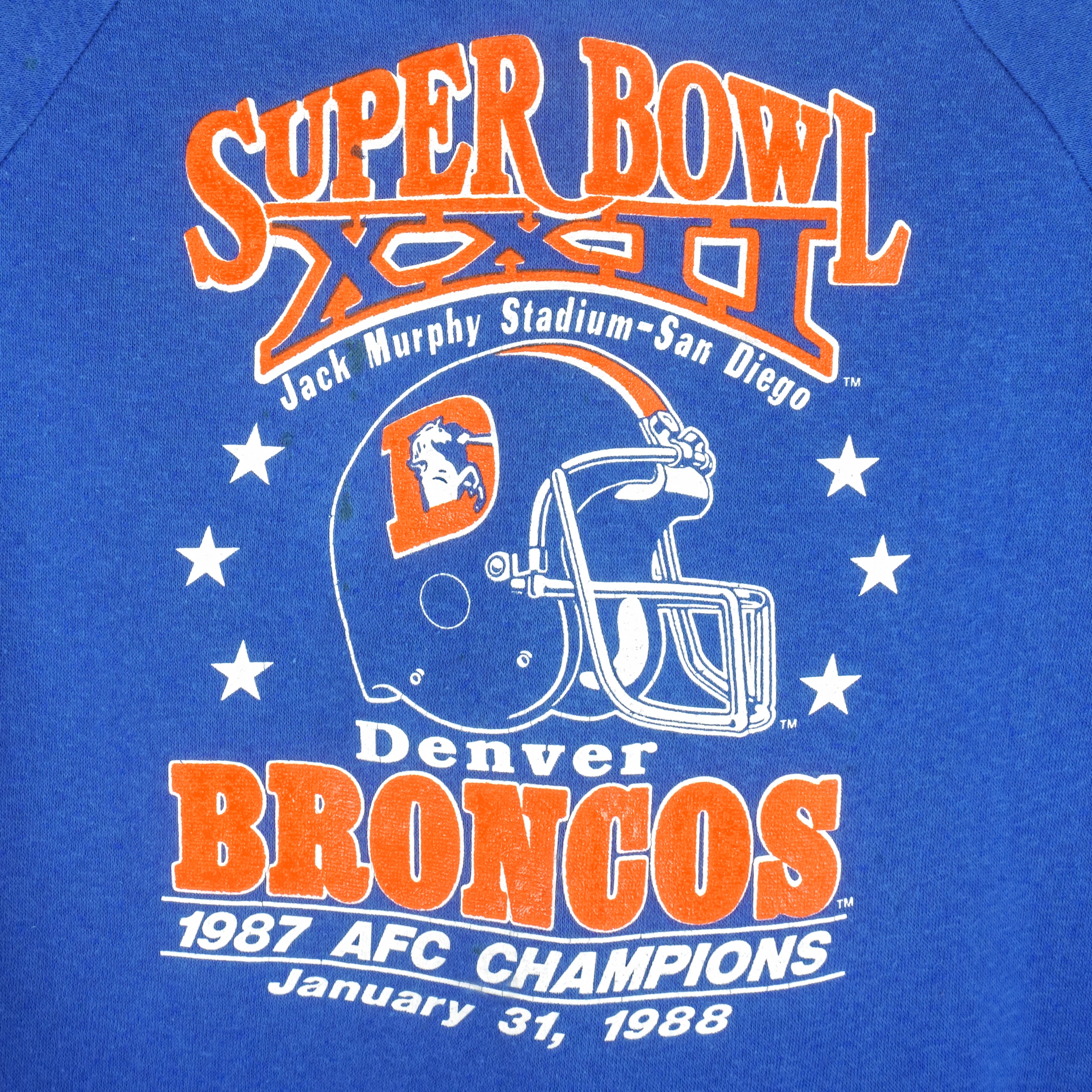 Vintage NFL (Trench) - Denver Broncos AFC Champs Crew Neck Sweatshirt 1988  X-Large – Vintage Club Clothing