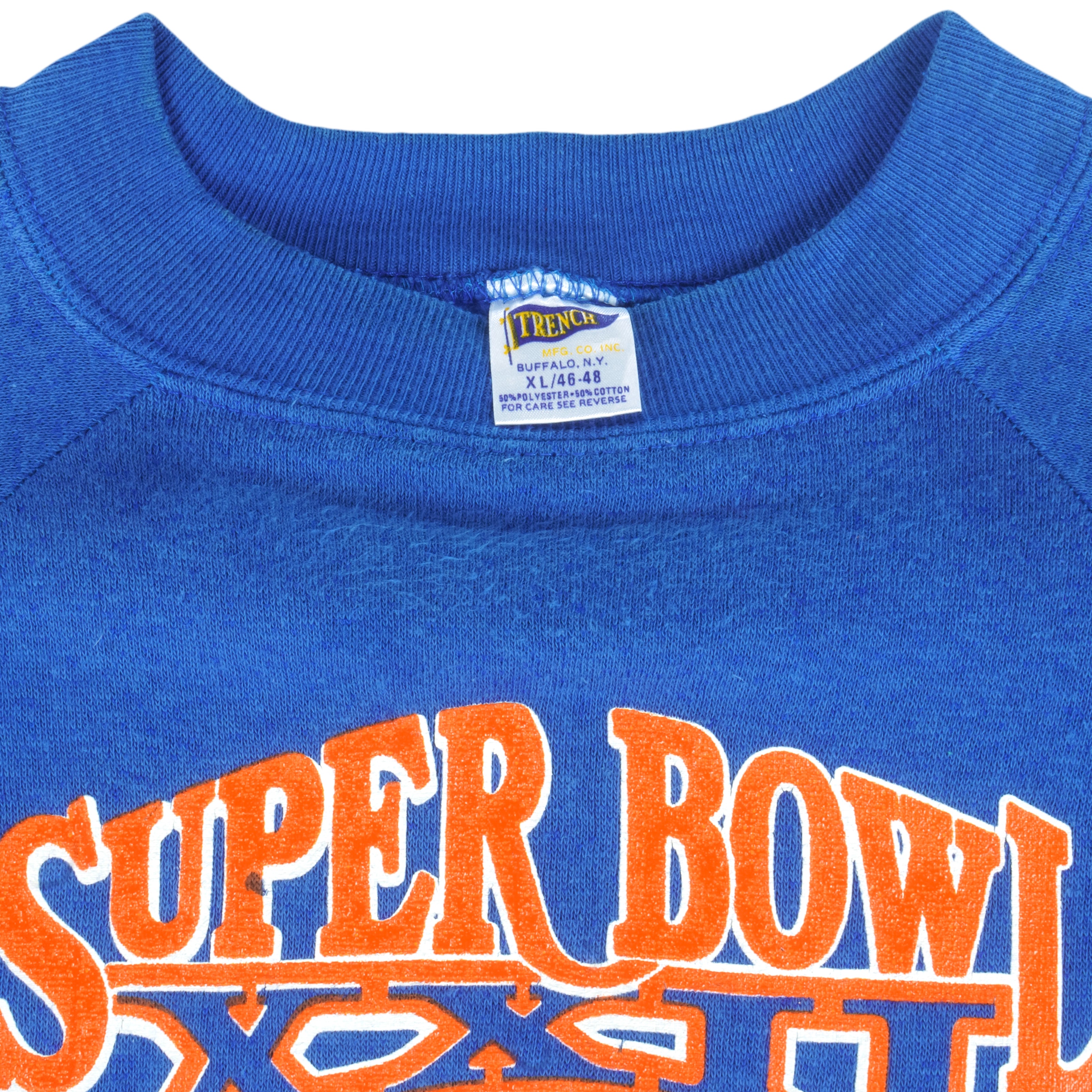 Vintage 1990s Denver Broncos NFL Super Bowl Sweatshirt Selected by