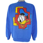 Disney (Mickey Inc) - Donald Duck Crew Neck Sweatshirt 1990s X-Large Vintage Retro