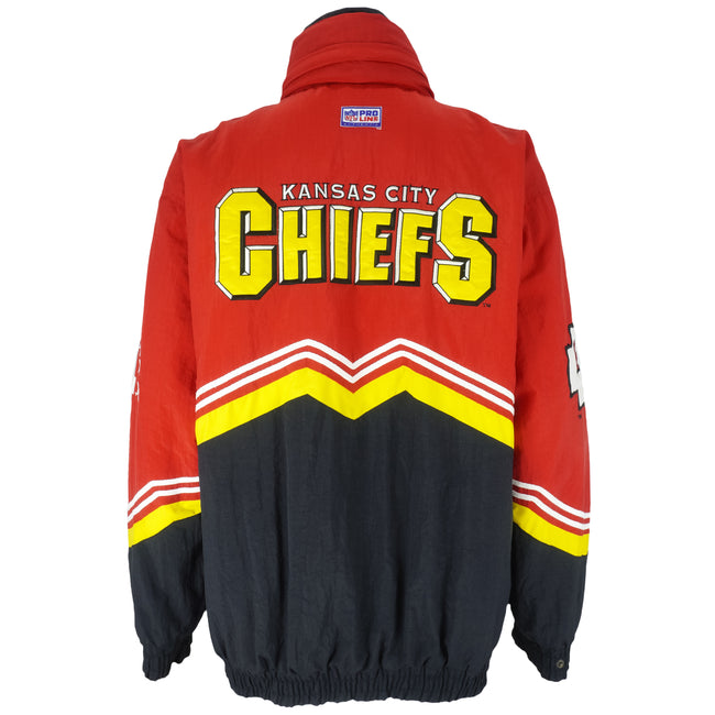 KANSAS CITY CHIEFS Vtg 90s Pullover STARTER Jacket NFL Pro Line