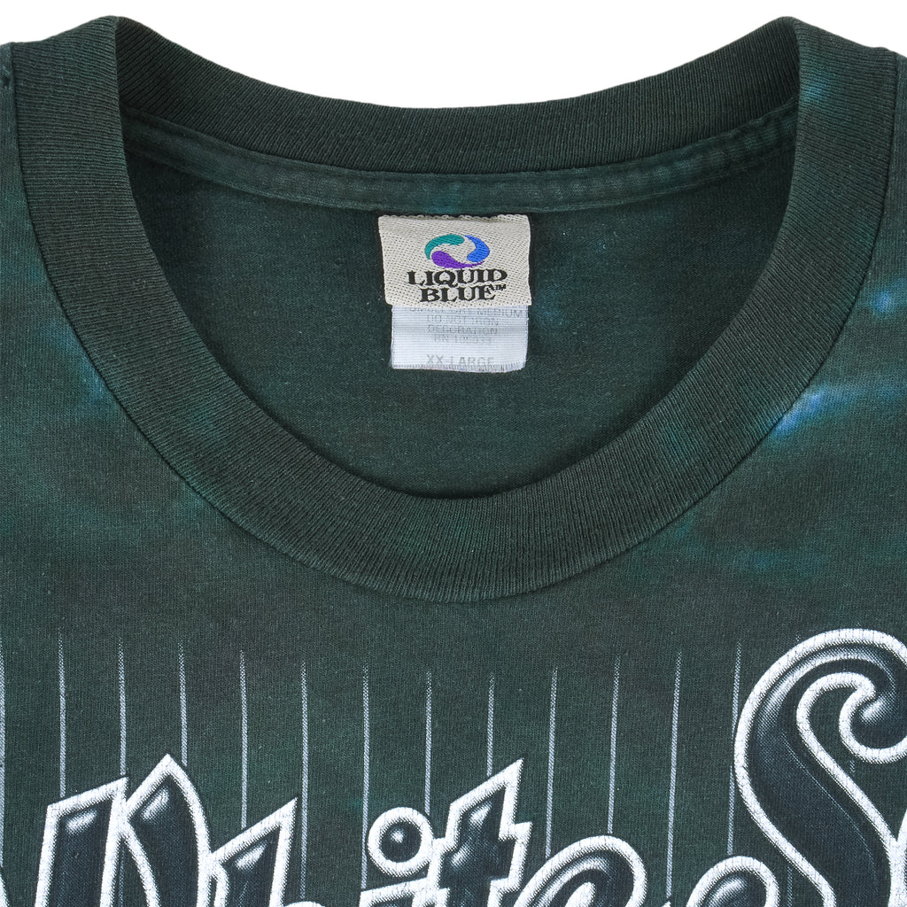 MLB (Liquid Blue) - Chicago White Sox Tie-Dye T-Shirt 1990s XX-Large Vintage Retro Baseball