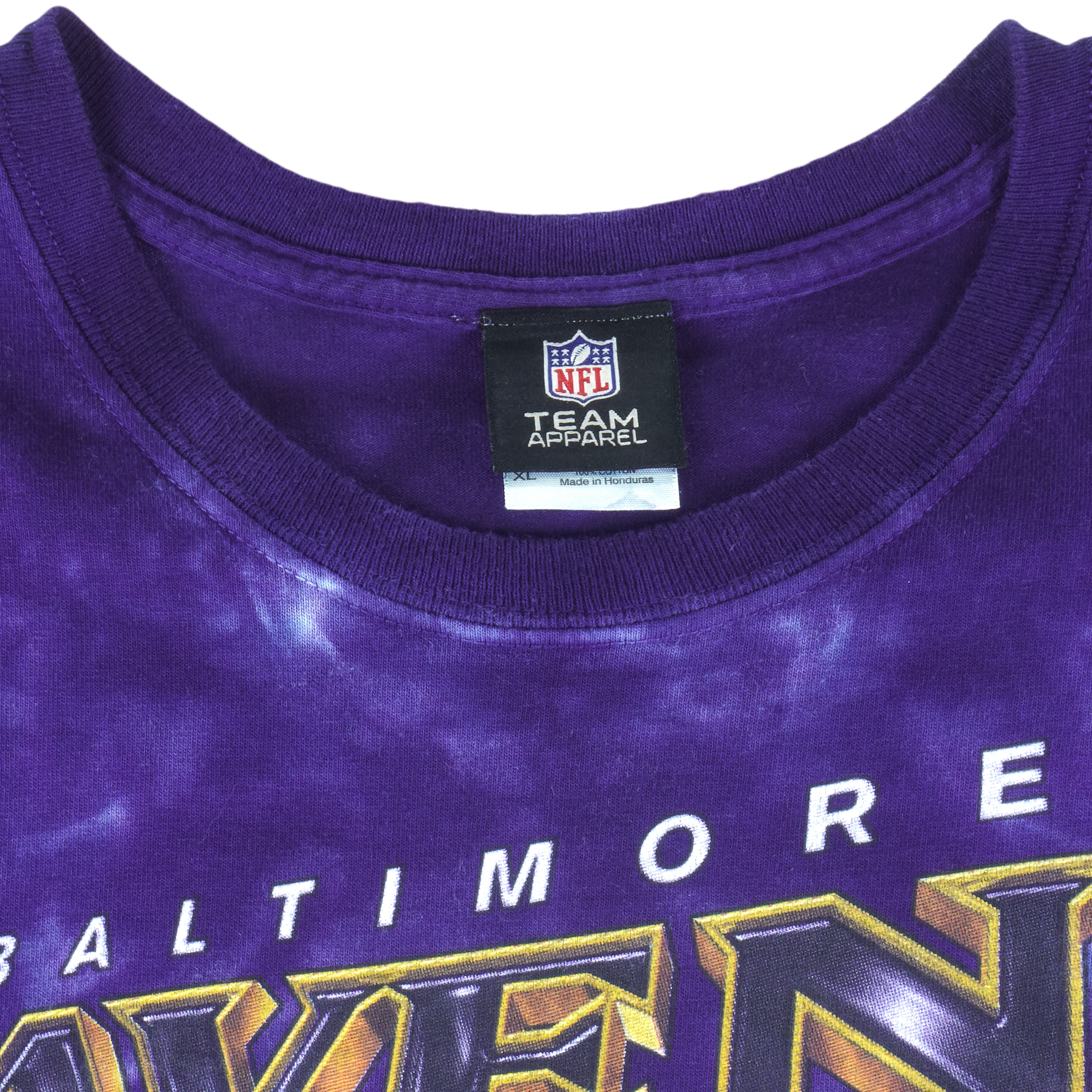 Baltimore Ravens NFL Team Apparel T-Shirt Men's Size XLARGE Purple