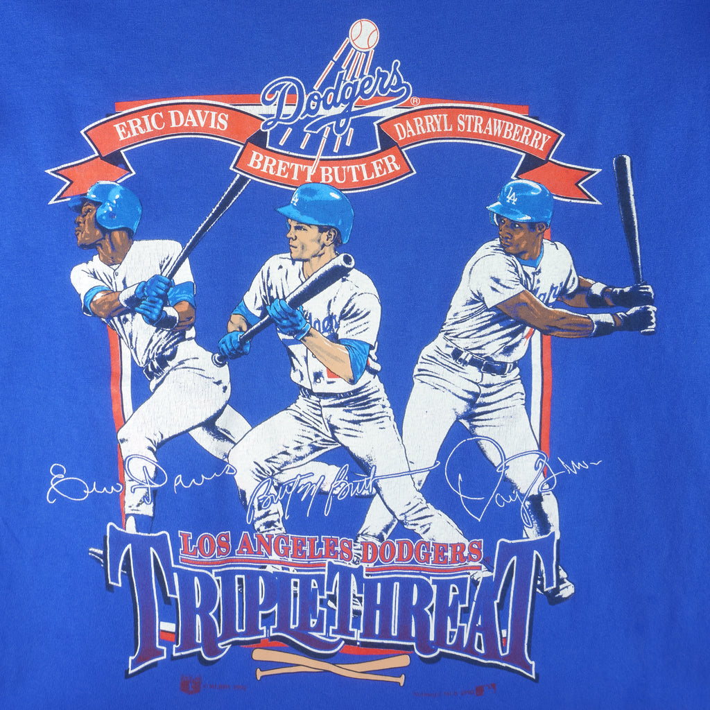 Vintage Los Angeles Dodgers Darryl Strawberry Shirt Size Small