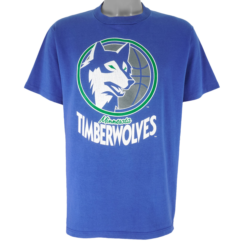 NBA (Swingster) - Minnesota Timberwolves T-Shirt 1990s X-Large Vintage Retro Basketball