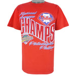 MLB (Salem) - Philadelphia Phillies National League Champs 1993 Medium Vintage Retro Baseball