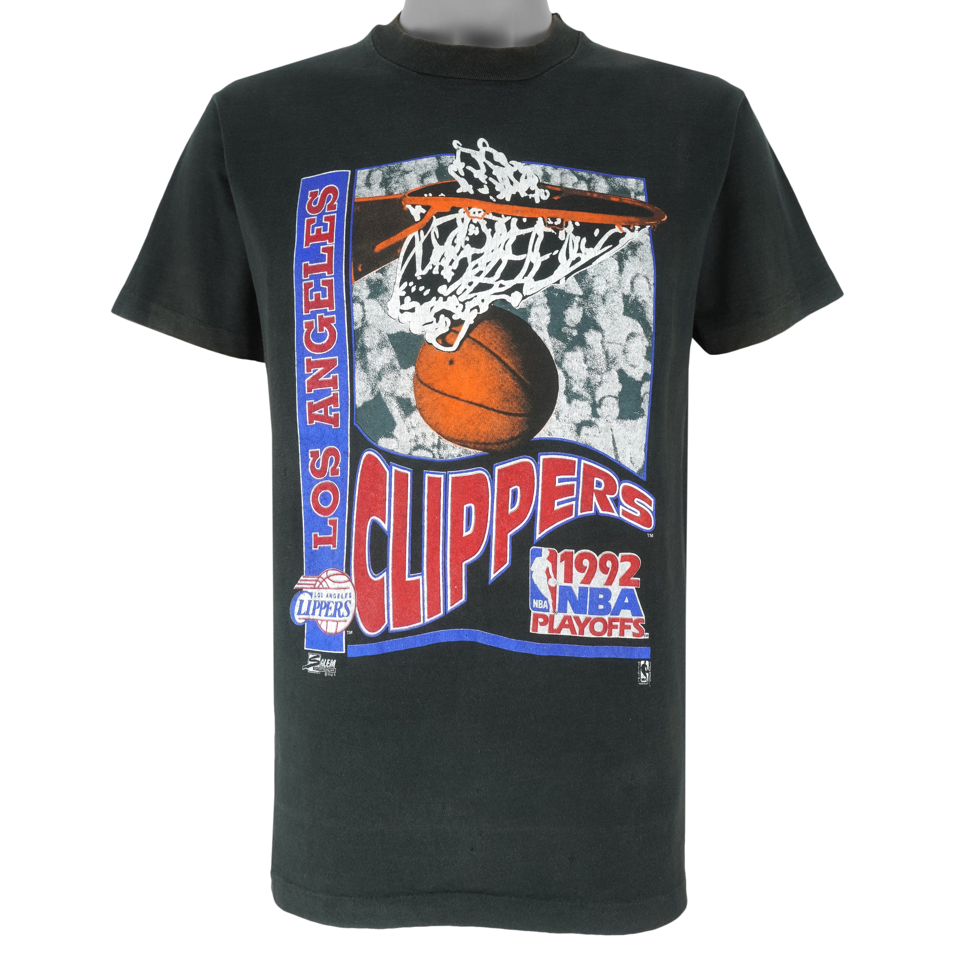 Vintage NBA - Los Angeles Clippers Embroidered T-Shirt Large