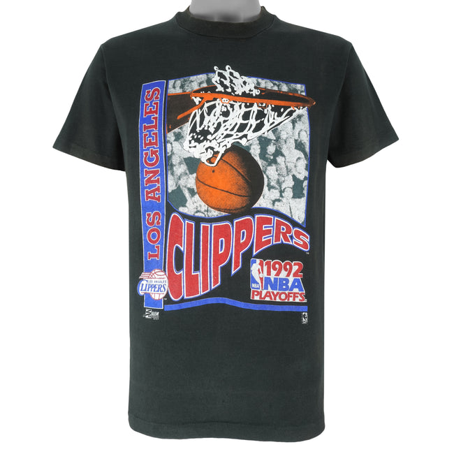 Vintage NBA (Salem) - Los Angeles Clippers Spell-Out T-Shirt 1992