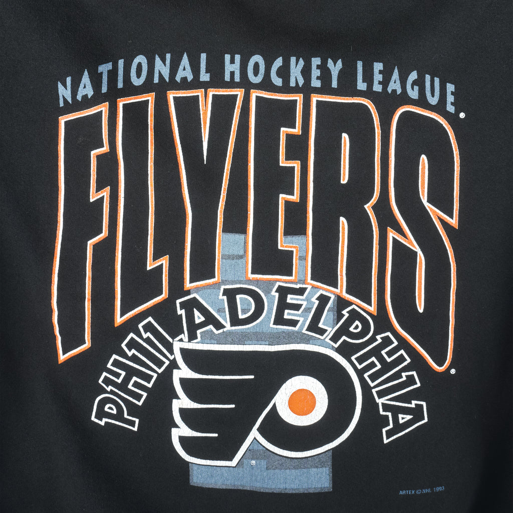 NHL (Lee) - Philadelphia Flyers Crew Neck Sweatshirt 1993 X-Large Vintage Retro Hockey