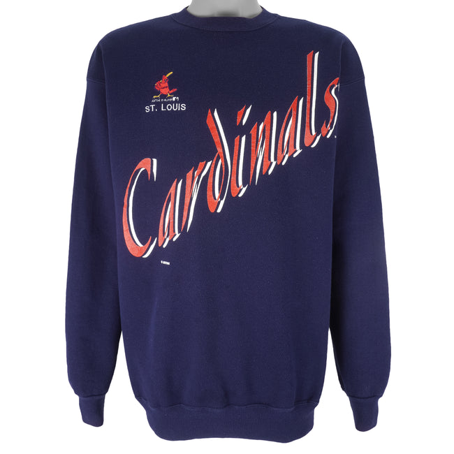 Vintage St Louis Cardinals Sweatshirt Embroidery Spell Out MLB 