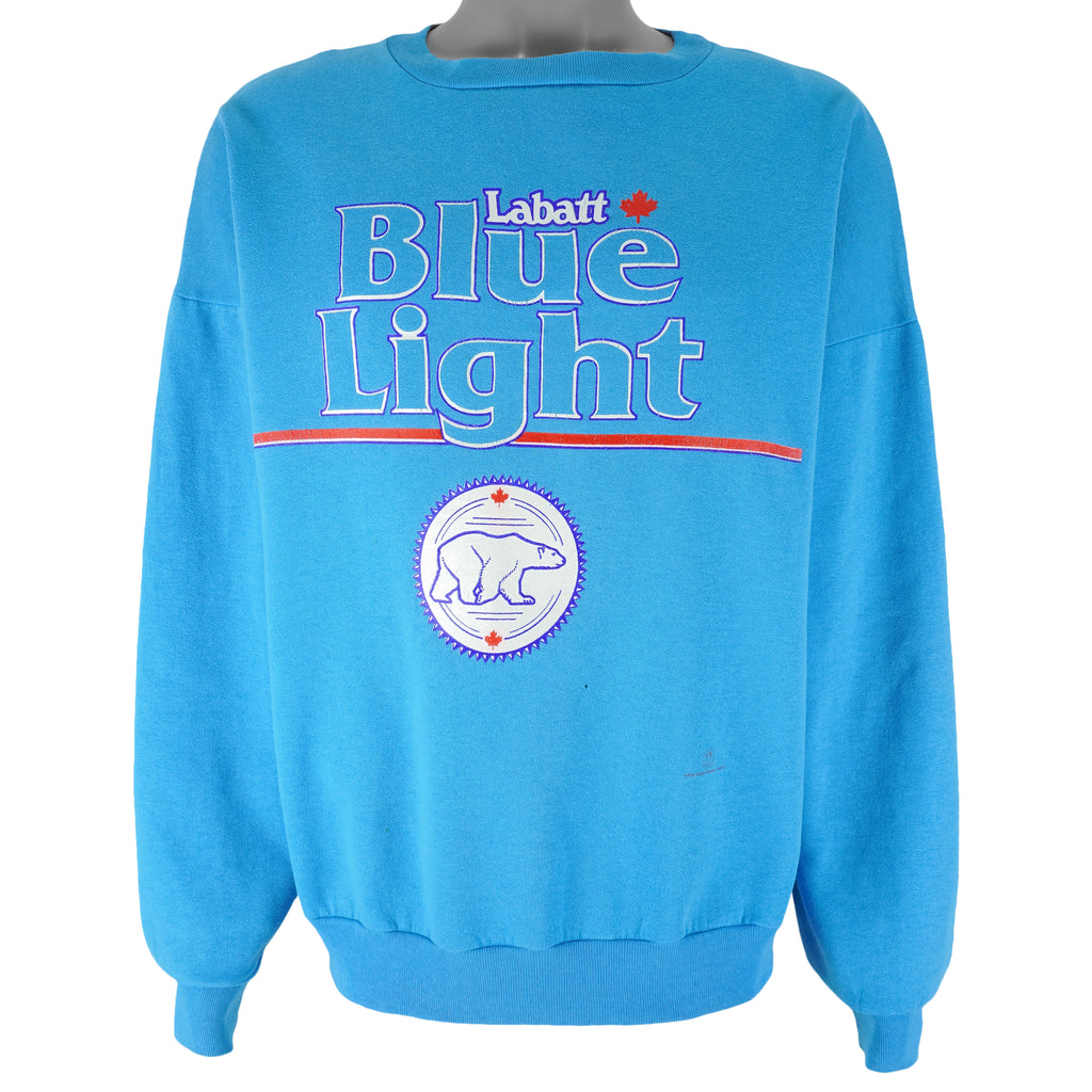 Vintage Labatt Blue Light Crew Neck Sweatshirt 1990s X Large Vintage Club Clothing