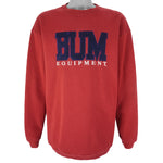 Vintage - B.U.M Equipment Embroidered Crew Neck Sweatshirt 1990s Large