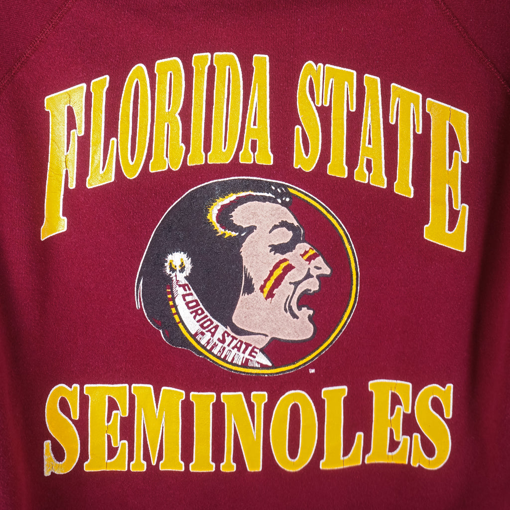 NCAA (Artex) - Florida State Seminoles Crew Neck Sweatshirt 1990s Large Vintage Retro Football college