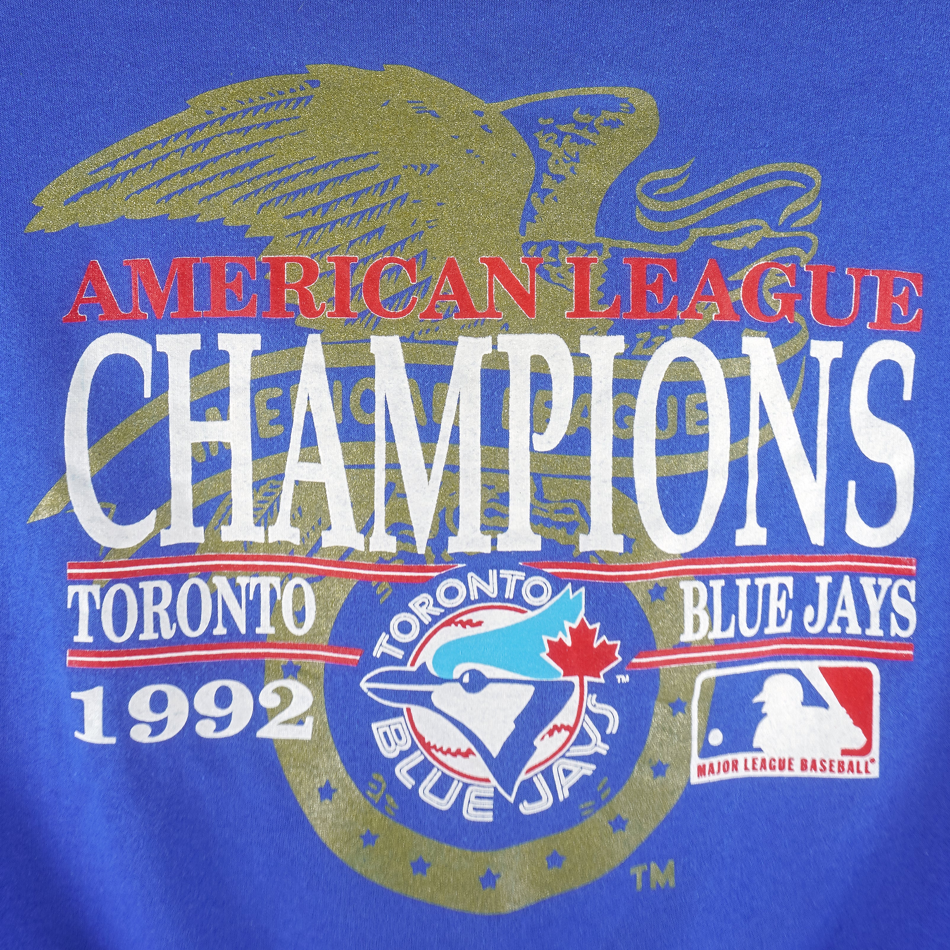 Vintage MLB (Revens) - Toronto Blue Jays Crew Neck Sweatshirt 1992
