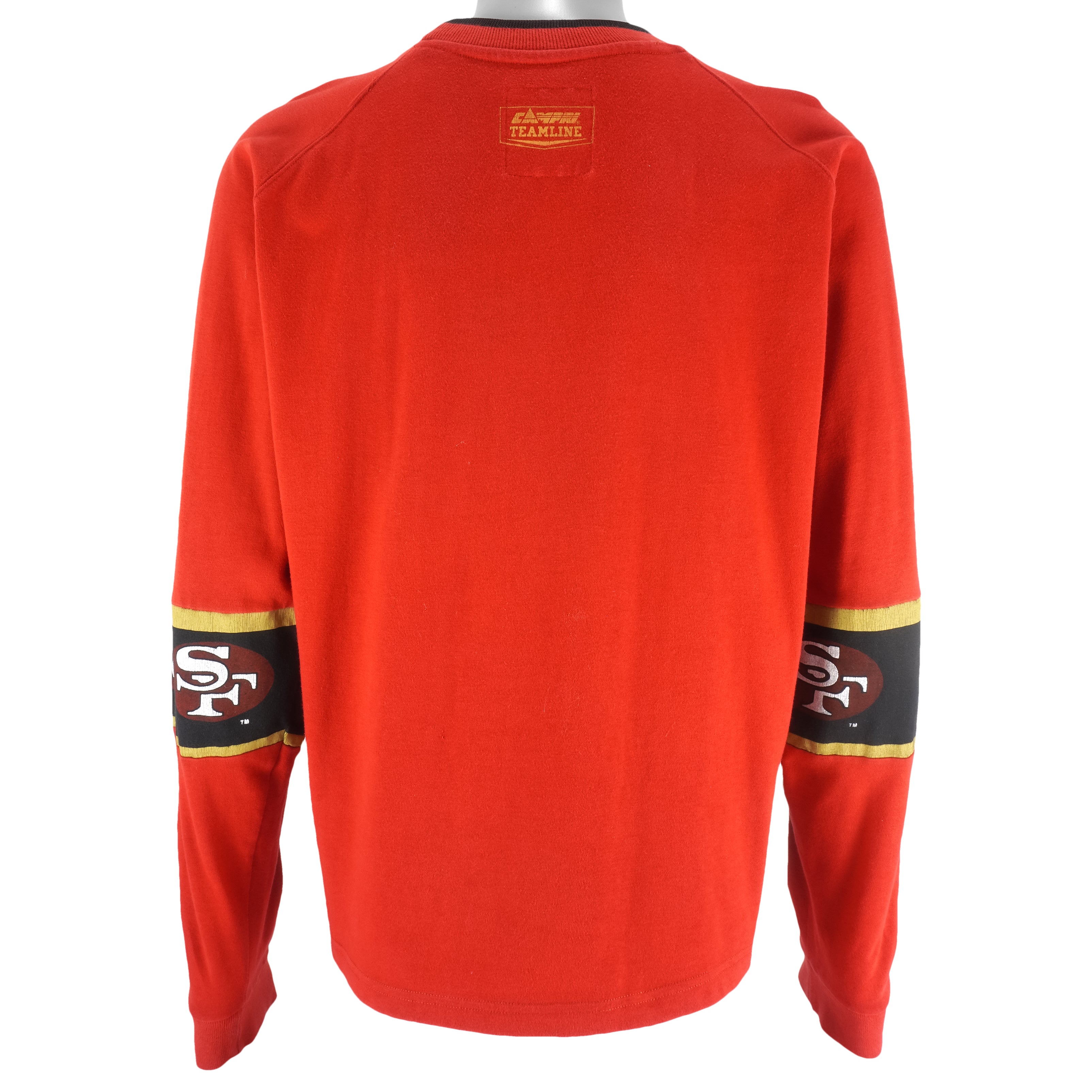 Junk Food San Francisco 49ers Helmet Crew Neck Sweatshirt