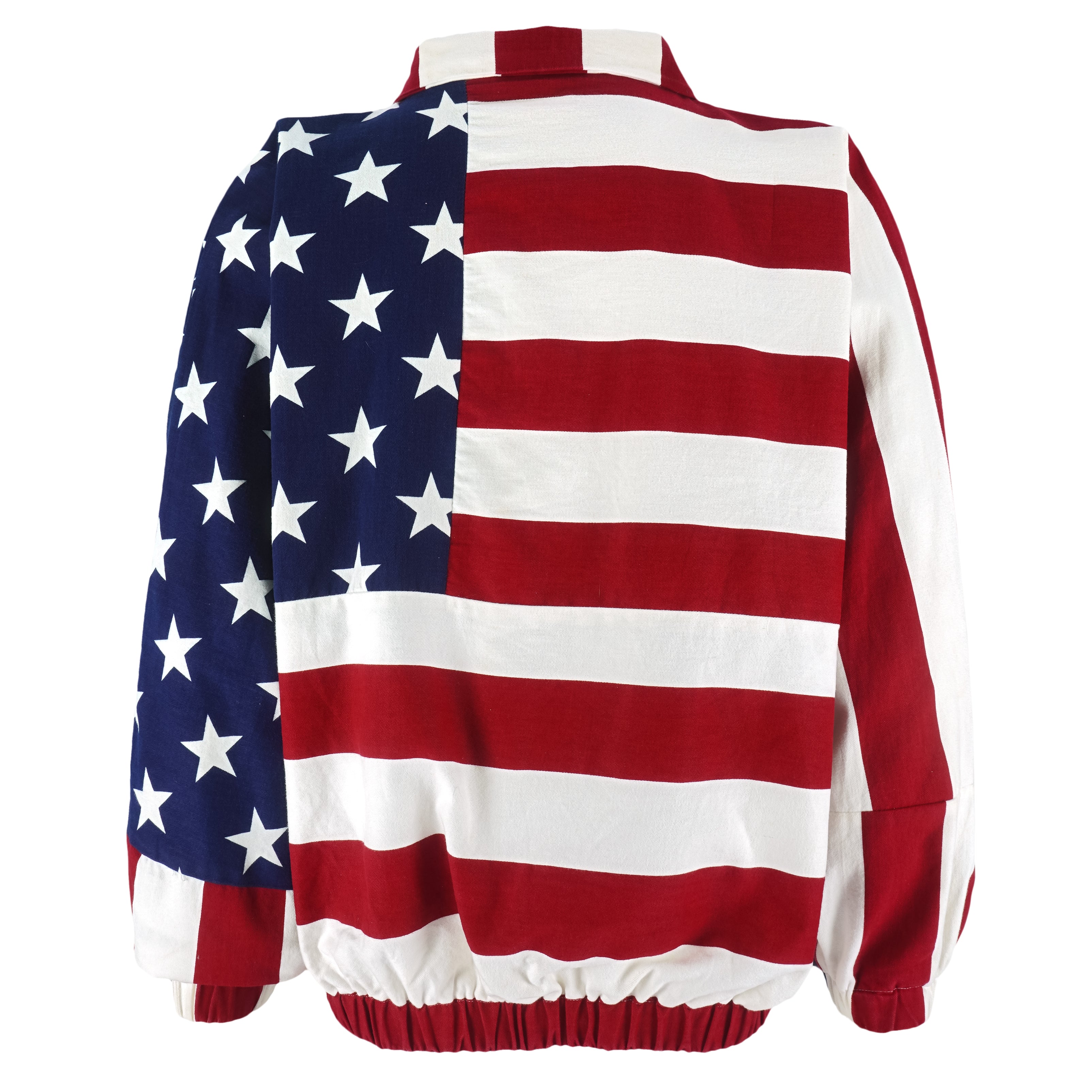 Fashion Model in American Flag Leggings Stock Image - Image of