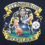 NFL - Pittsburgh Steelers Big Logo T-Shirt 2000s Large Vintage Retro Football