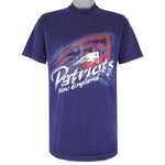 NFL - New England Patriots Spell-Out T-Shirt 1990s Large