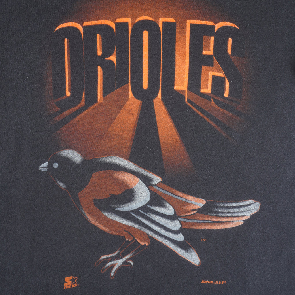 Starter - Baltimore Orioles Baseball T-Shirt 1990s Large Vintage Retro Baseball