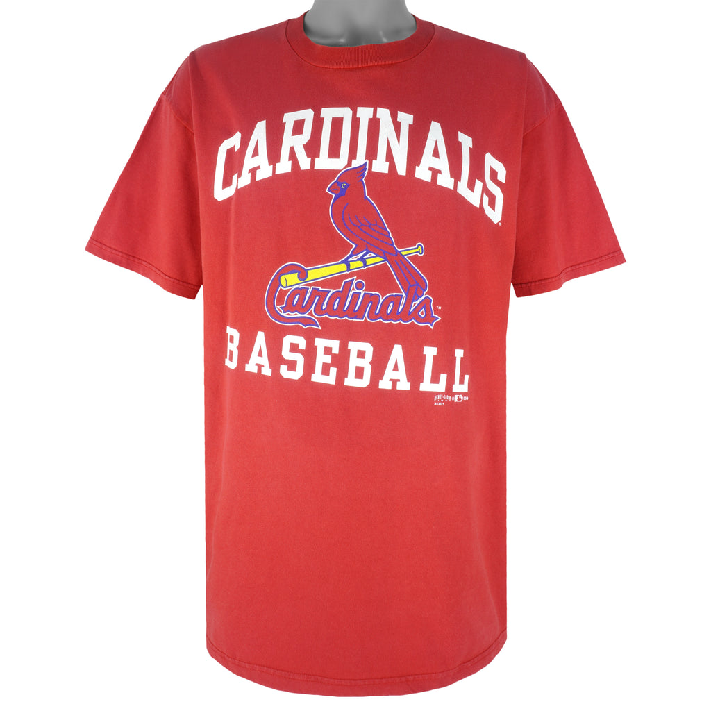 MLB (Delta) - St. Louis Cardinals Single Stitch T-Shirt 1999 X-Large Vintage Retro Baseball