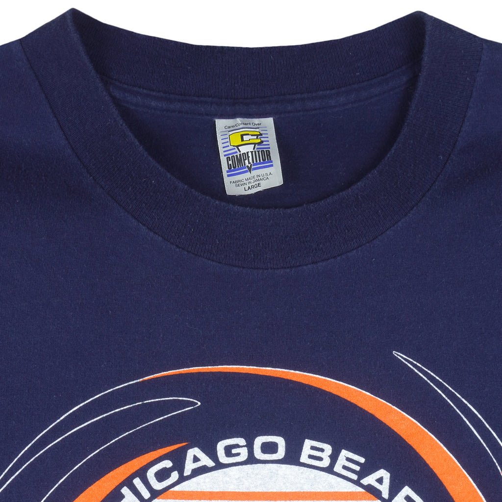 NFL (Competitor) - Chicago Bears 75 Anniversary T-Shirt 1994 Large Vintage Retro Football