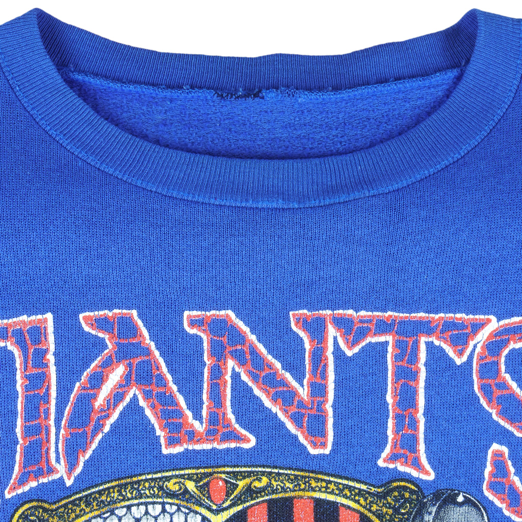 NFL - New York Giants The Masters Of Gridiron Crew Neck Sweatshirt 1991 Medium Vintage Retro Football