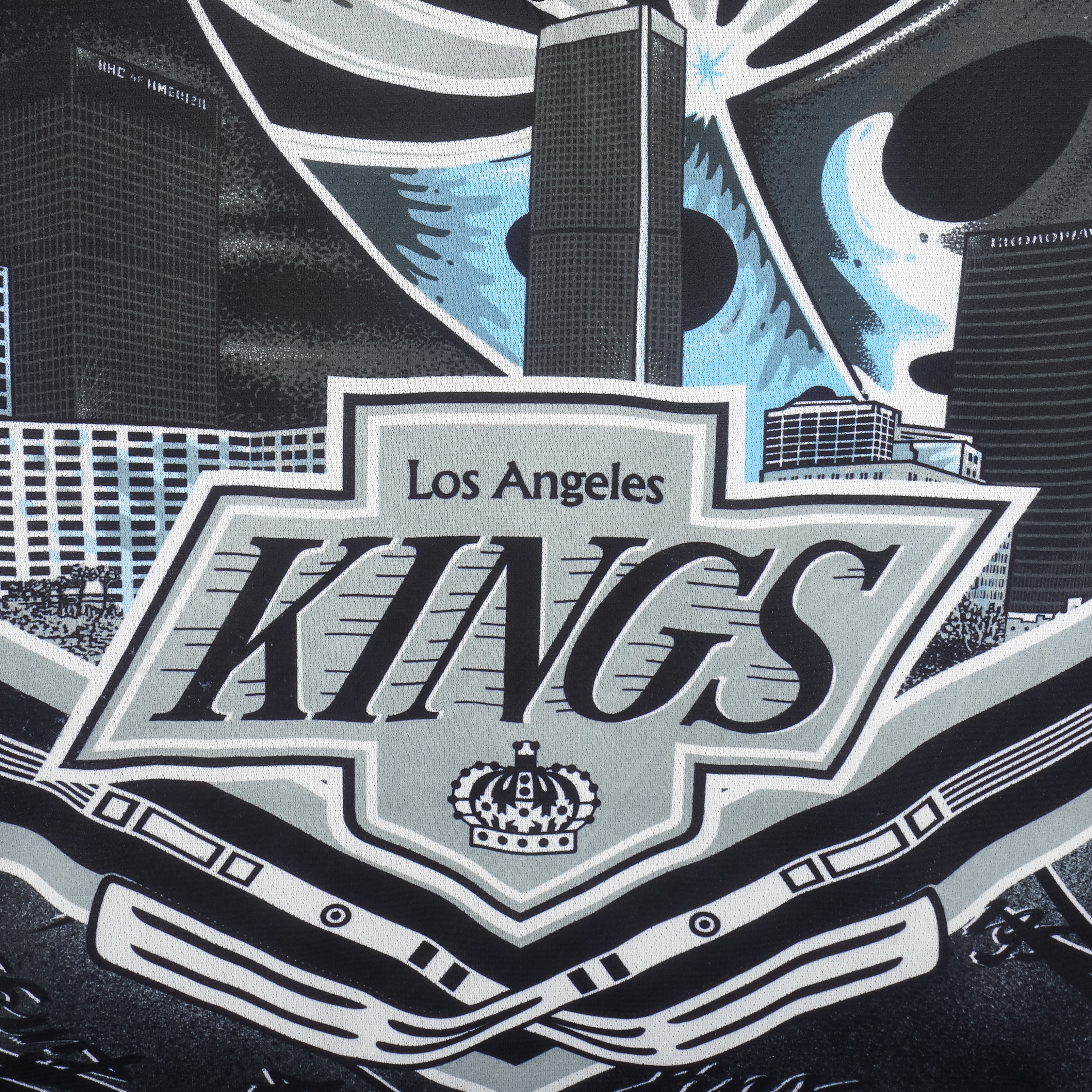 Vintage NHL (Maska) - Los Angeles Kings All Over Print Fan Jersey 1990s Large