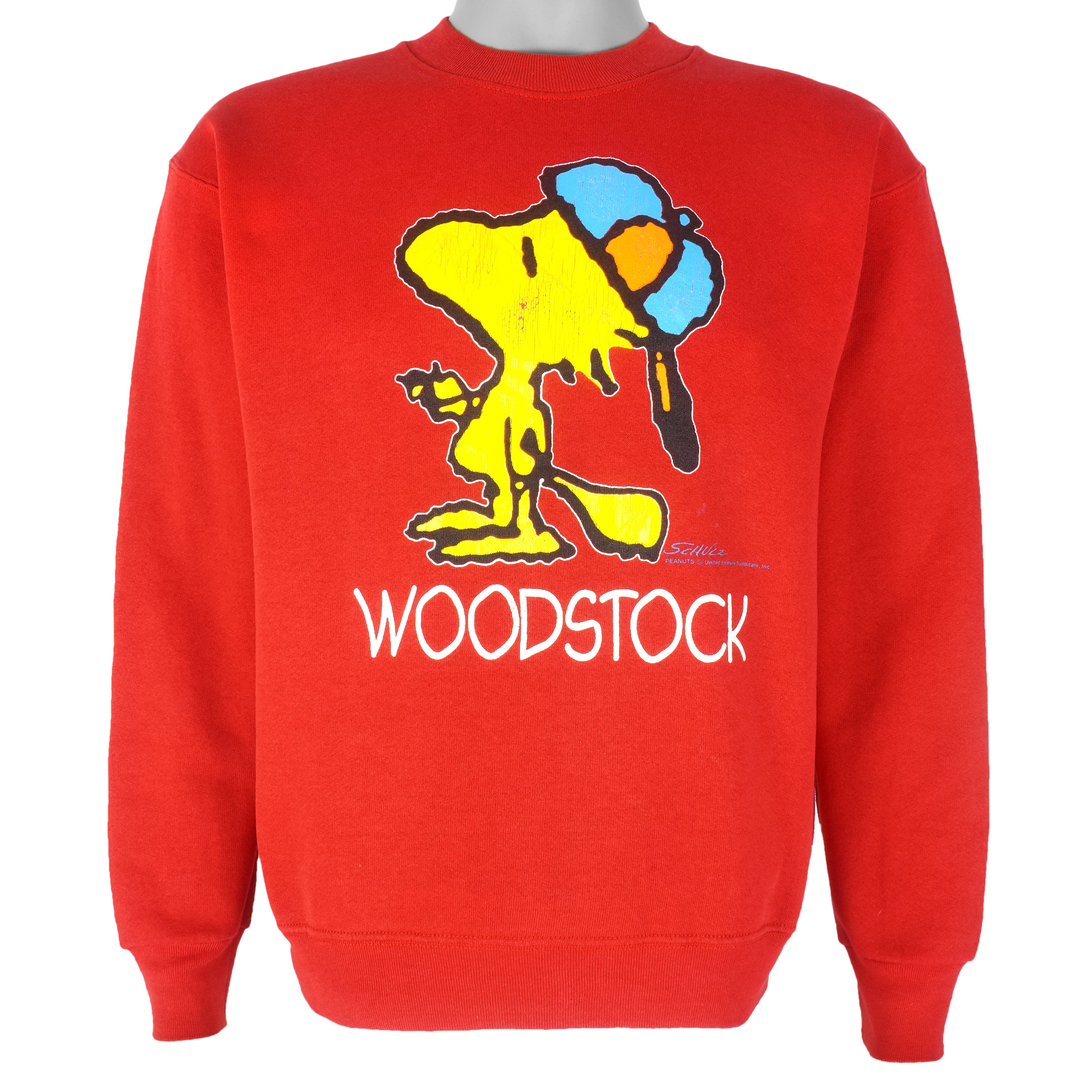 Vintage Snoopy Sport Sweatshirt Crewneck Made in Mexico Grey Good Condition  Pullover Jumper Size M 