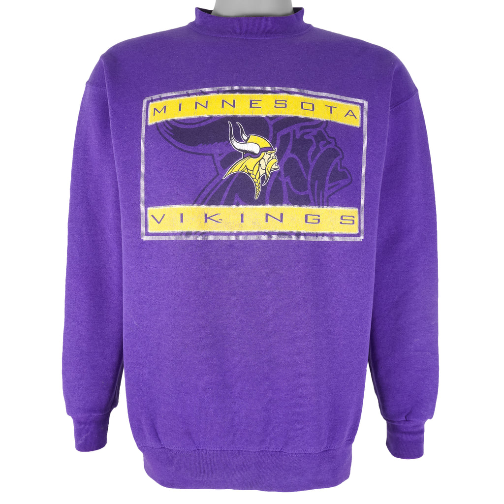 Puma - Minnesota Vikings Crew Neck Sweatshirt 1990s Medium