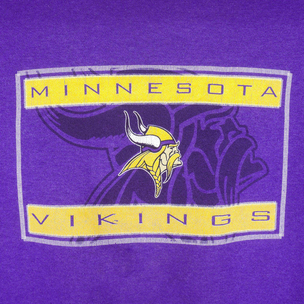 Puma - Minnesota Vikings Crew Neck Sweatshirt 1990s Medium